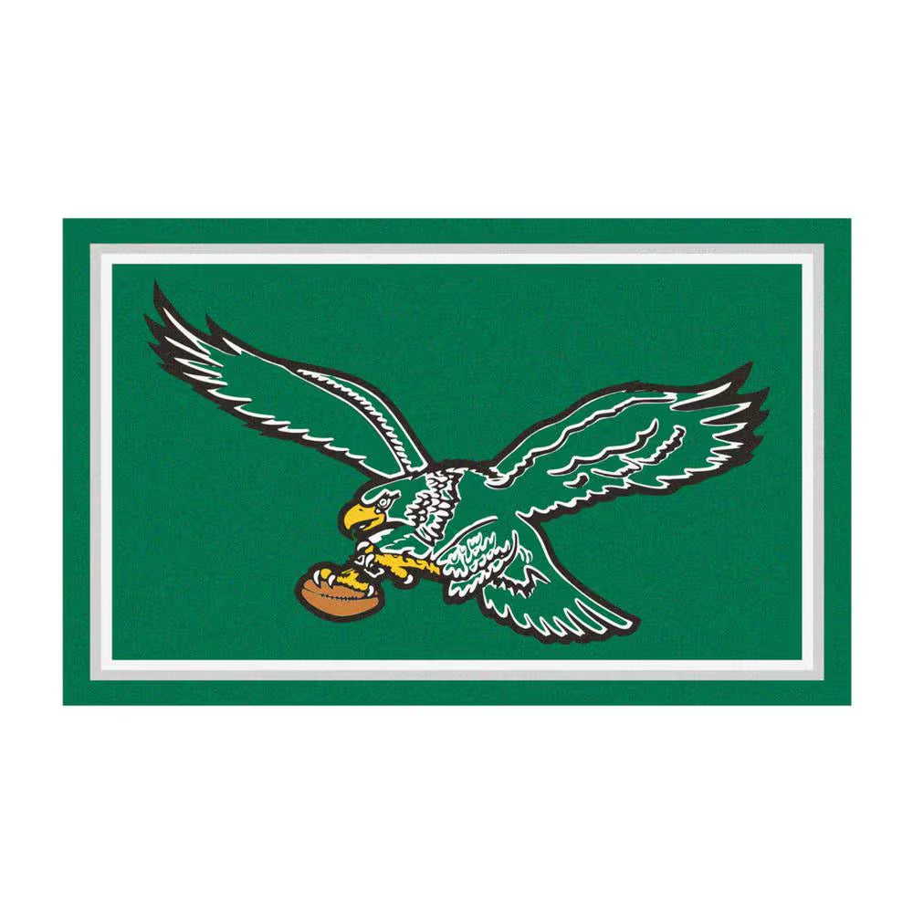 Green 3 Ft. X 5 Ft. Philadelphia Eagles Vintage Area Rug