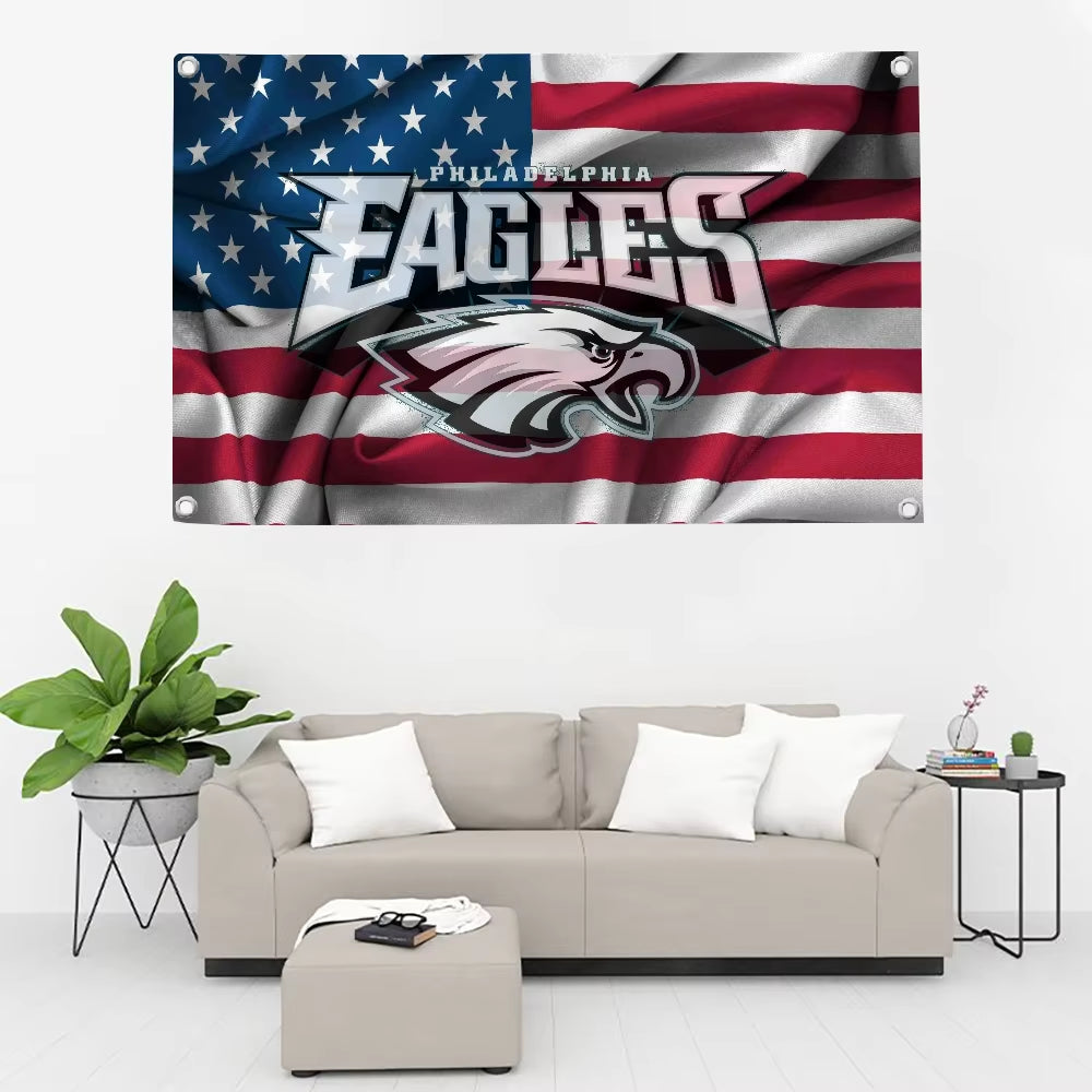 Flag Pride Flag Flag to Hang Flags for Rooms Banner Philadelphia E-Eagles Outdoor Decorations Wall Decoration Room Decor Y2K