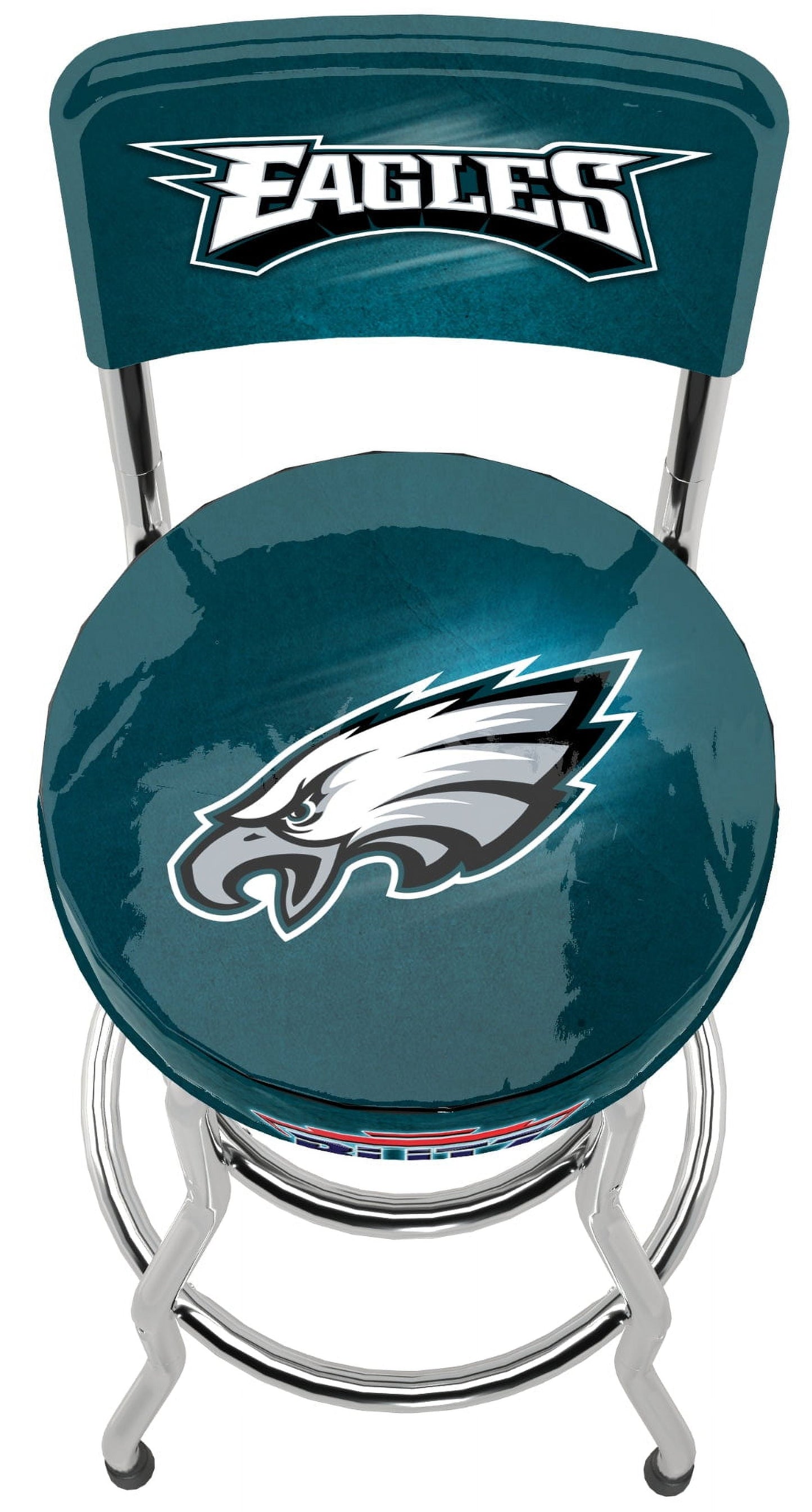 Philadelphia Eagles NFL Blitz High Back Adjustable Swivel Stool,