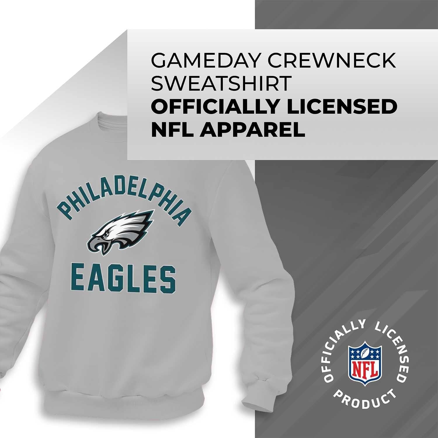 NFL Adult Gameday Football Crewneck Sweatshirt - Cotton Blend - Stay Warm, Comfortable & Stylish on Game Day