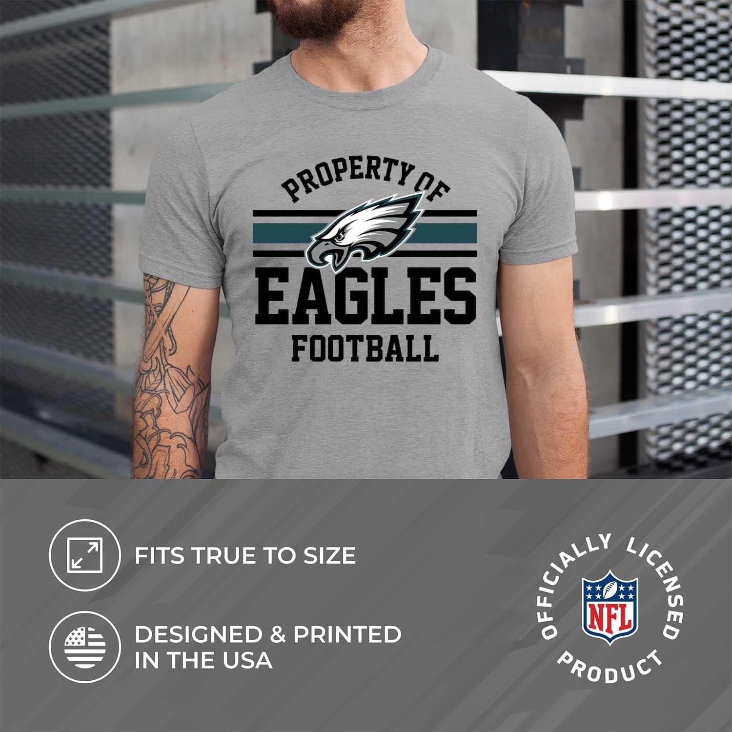 NFL Adult Property of T-Shirt - Cotton & Polyester - Show Your Team Pride with Ultimate Comfort and Quality