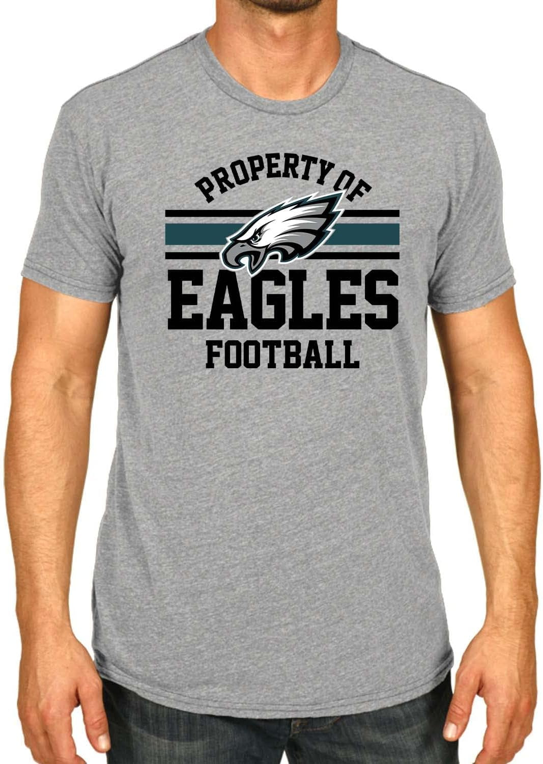 NFL Adult Property of T-Shirt - Cotton & Polyester - Show Your Team Pride with Ultimate Comfort and Quality